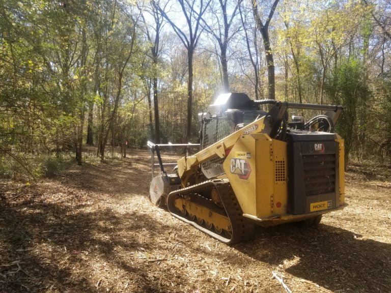 Forestry mulching project on rural land in Kilgore, TX