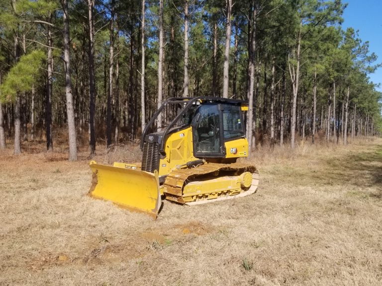 Forestry mulching clearing property for future use with our Skid Steer and Dozer Services