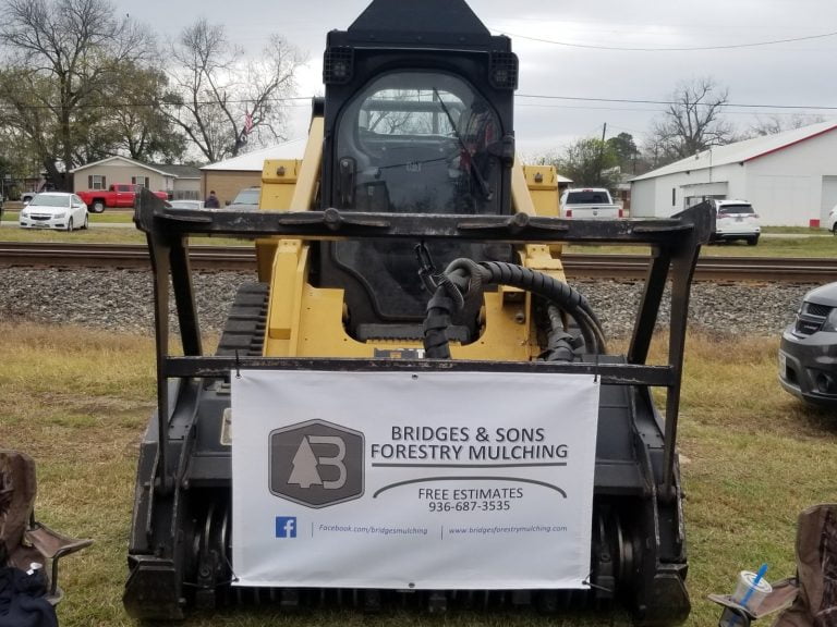 Clearing vegetation from overgrown land in Waxahachie, TX